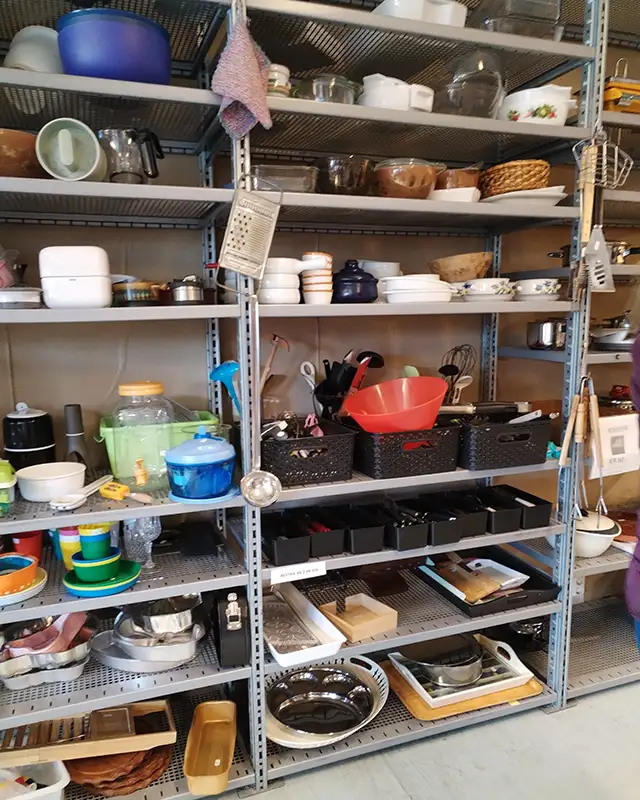 omgjoras bruktbutikk kjokken