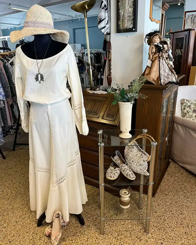 nms gjenbruk bruktbutikk egersund dameklaer