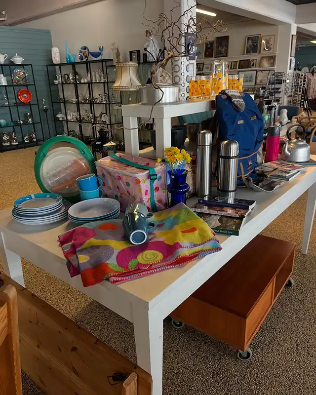 nms gjenbruk bruktbutikk egersund pynt