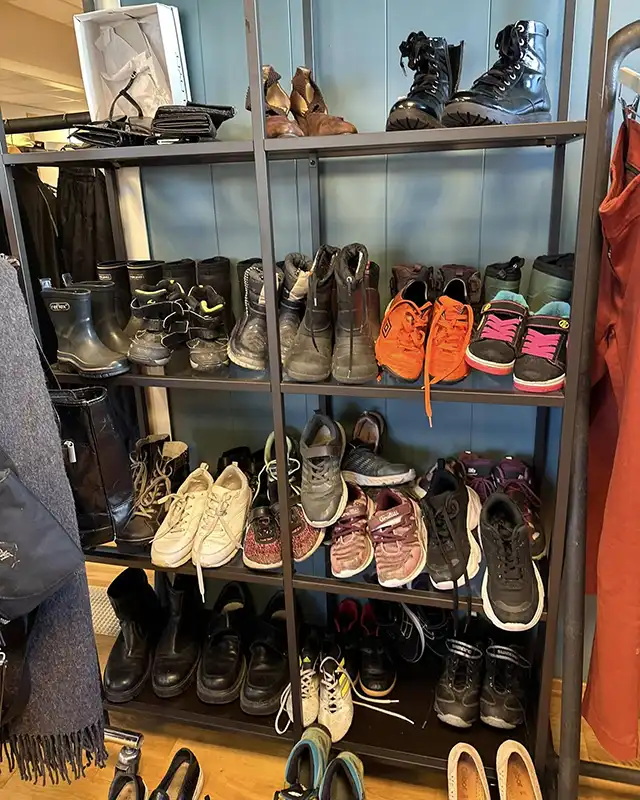 nms gjenbruk evje sko